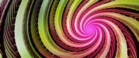 Download wallpaper 2560x1080 spiral, funnel, lines, gradient ...