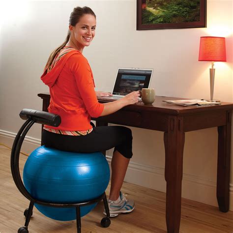 $63.95 - Gaiam.com - Custom Fit Balance Ball® Chair - Features ...