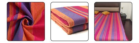 Buy RANGBHAR Handloom Cotton Double Bedsheet Without Pillow Covers ...