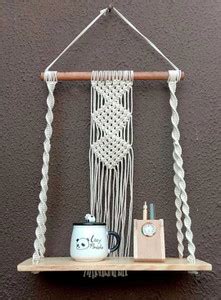 JANAKI SHOP Wall Hanging Shelf Floating Shelves Wood Hanging Shelf With ...