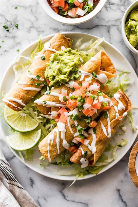 Authentic Chicken Flautas
