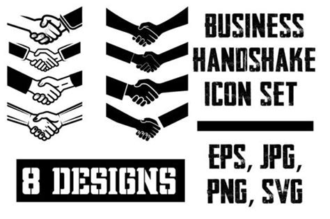 Business Handshake SVG 的图像结果