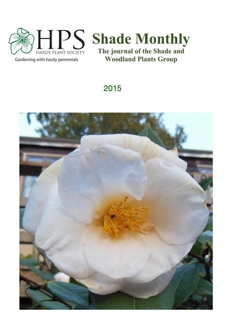 Shade Monthly - Hardy Plant Society
