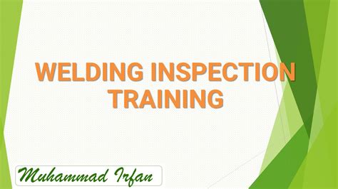 Image result for Visual Weld Inspection Training