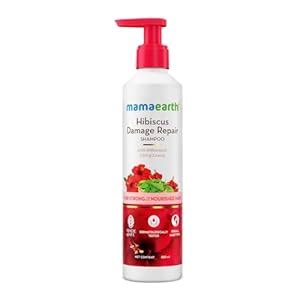 Buy Mamaearth Hibiscus Damage Repair Shampoo With Curry Leaves for ...