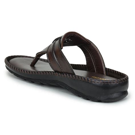 Buy Coolers By Liberty AVN-24 Casual Brown Slippers For Men