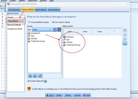 Generalized Linear Mixed Model with SPSS 的图像结果