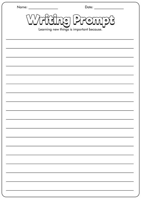 17 Creative Writing Worksheets For Adults - Free PDF at worksheeto.com