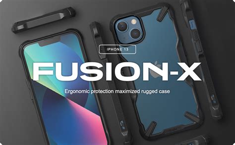 Ringke Fusion-X Compatible with iPhone 13 Case Back Cover Transparent ...