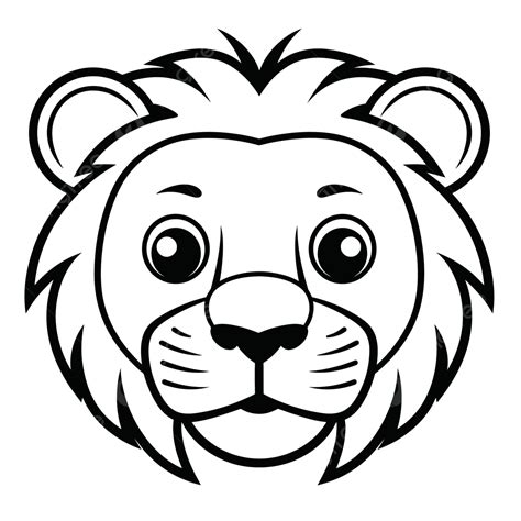 Lion Head Coloring Pages Printable