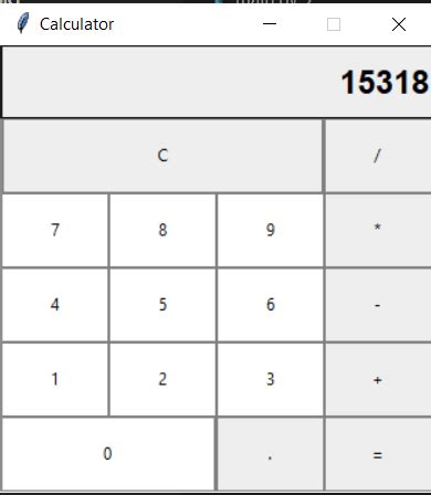 Calculator Python 的图像结果