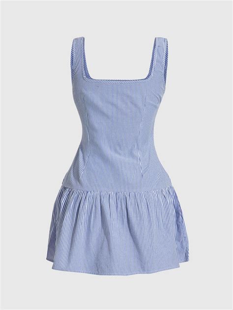 Mini Dress with Square Neckline - Littlebox India