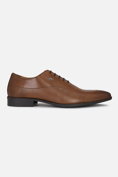 Louis Philippe Formal Shoes, Men Brown Leather Lace Up Shoes for ...
