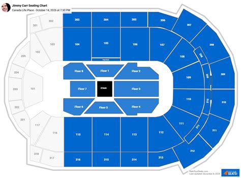 Canada Life Place Seating Chart - RateYourSeats.com - map of canada life place london