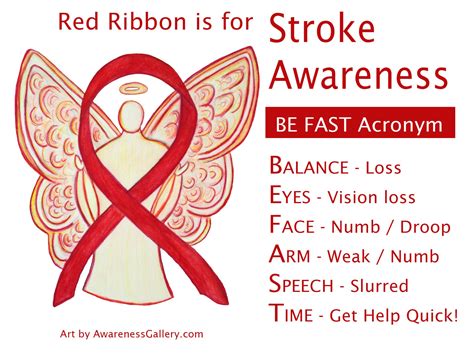 Stroke Awareness Ribbon Custom Gifts and Merchandise - Awareness Gallery Art