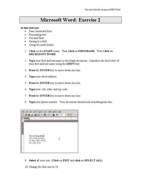 Word Exercise TextFormat 的图像结果