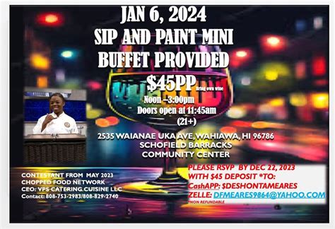 VPs Catering Cuisine LLC s event, Oahu, Mililani, 6 January 2024 ...