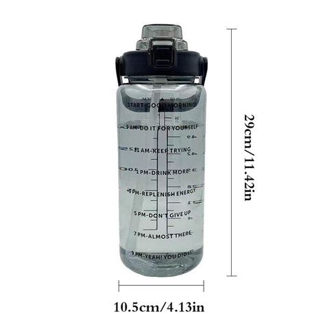 Kaufe 2 Liter Wasserflasche mit Strohhalm, weiblicher Krug, tragbare ...