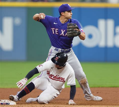 Cleveland Guardians vs. Texas Rangers in game 2 of a doubleheader, June ...