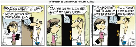 Glenn McCoy Back on The Duplex - 2 Months Ago - The Daily Cartoonist