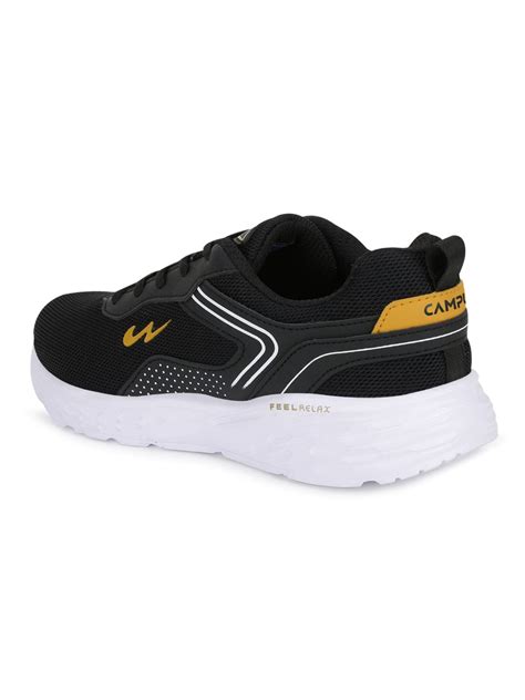 Buy Running Shoes For Men: Kosmo-Pro-Blk-Mstd | Campus Shoes