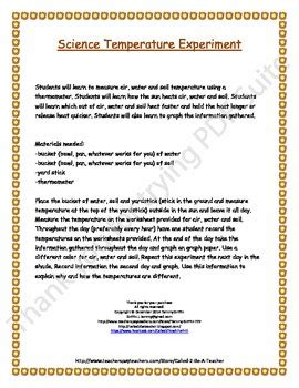 Image result for Temperature Scale Experiment