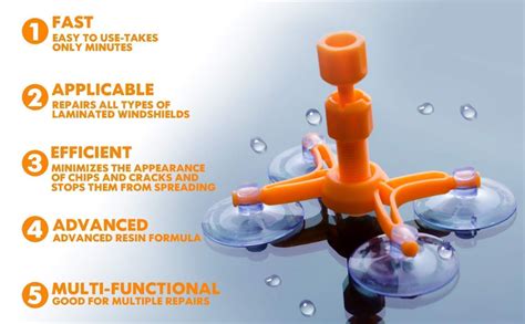 click2shop Windshield Repair Kit for Chips, Cracks, Bulls-Eye, Star ...