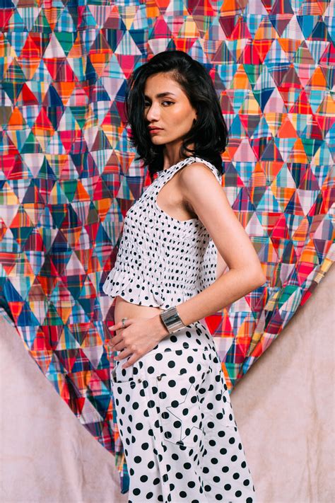 Ruched Top 'Black Polka Dots' – Our Own Pace