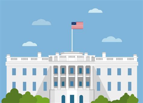 White House Washington Dc Illustrations, Royalty-Free Vector Graphics ...