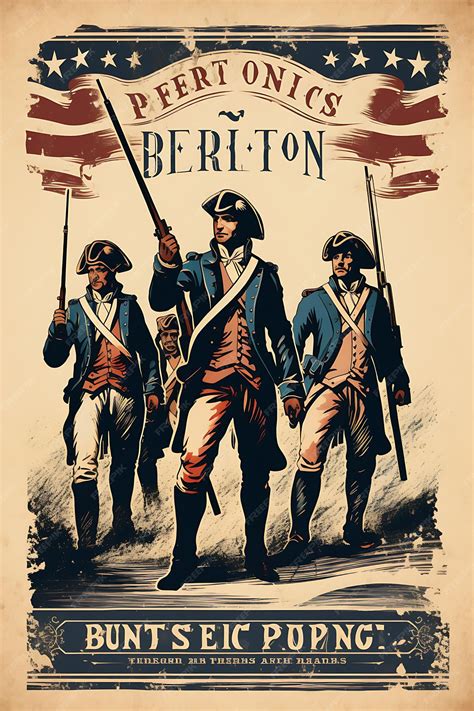 Premium Photo | American Revolution Patriots and British Soldiers ...