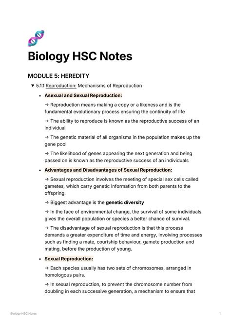 HSC Bio Notes 的图像结果