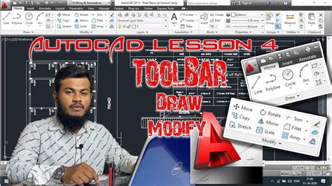 AutoCAD Tutorial Toolbar 的图像结果