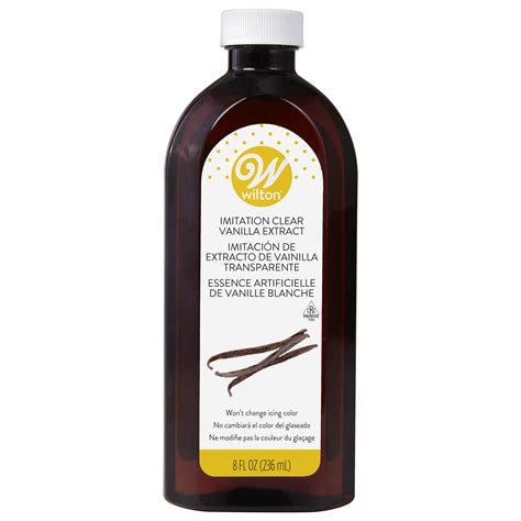 Wilton Clear Imitation Vanilla Extract for Baking and Flavoring Cakes ...