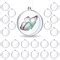 Clear Plastic Ornaments for DIY Arts and Crafts, Fillable Decorations ...