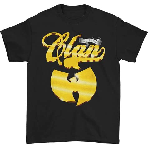WU Tang Gold Clan Logo T-Shirt — The New Shirt Shop
