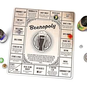 HomeWetBar Beeropoly Beer Drinking Game Perfect for Parties and ...
