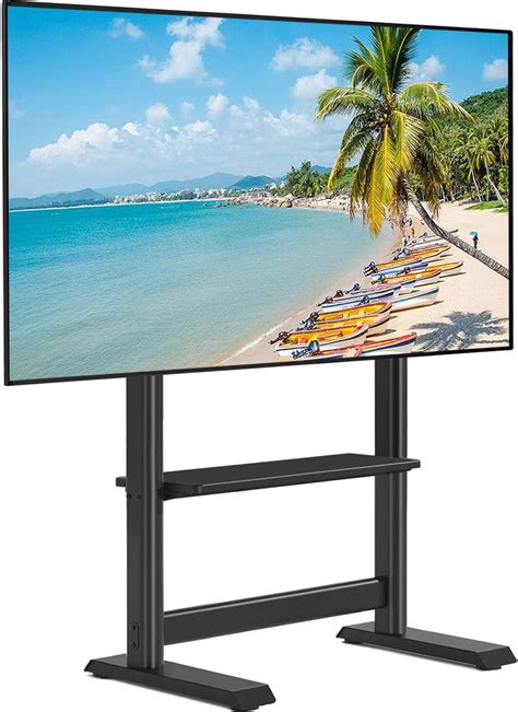 Amazon.com: TVON Heavy Duty Floor TV Stand for 55-100 inch Large TVs up ...