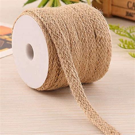 BSPS | Natural (20 Meters, 13mm) Jute Twine Rope Linen Twine Rustic ...