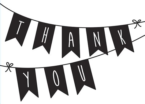 Embossing Folder Thank You Banner: Thank You Banner graphic: 4.25 in x ...