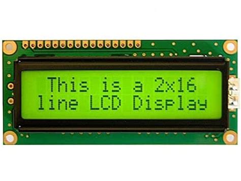 LCD 16x2 Alphanumeric Display (JHD162A) for 8051, AVR, Arduno, PIC, ARM ...