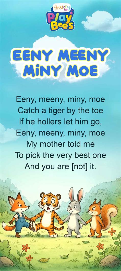 Eeny, Meeny, Miny, Moe Lyrics - Nursery Rhyme & Song