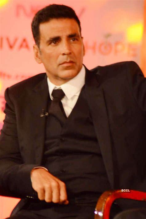 Akshay Kumar during the launch of 'Cultivating Hope' campaign in Mumbai ...