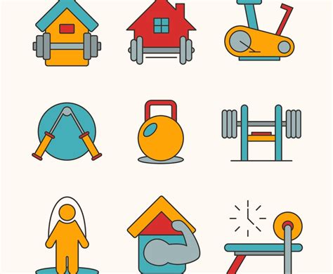 Home Exercise Icon 的图像结果
