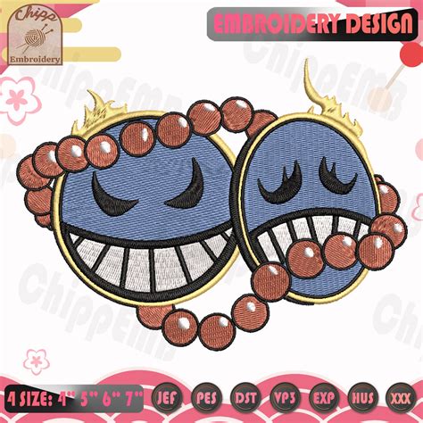 One Piece Ace Symbol Embroidery Design, One Piece Embroidery | Inspire Uplift