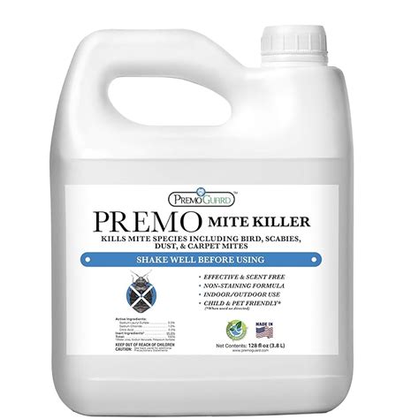 Buy Mite Killer Spray by Premo Guard 128 oz – Treatment for Dust Spider ...