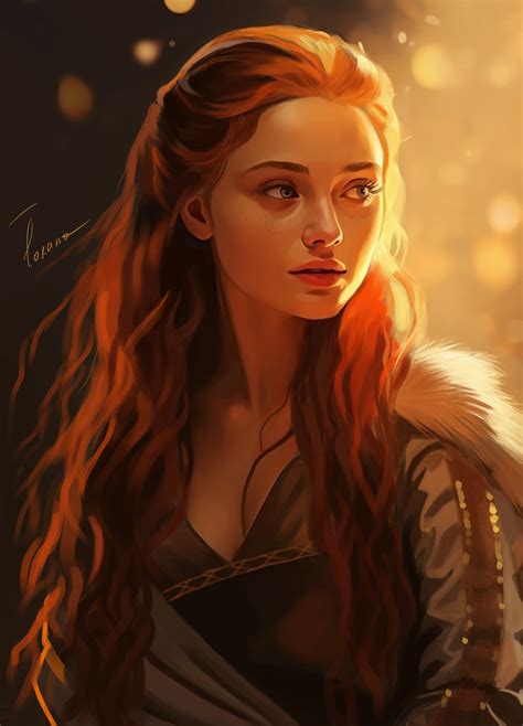 ArtStation - Sansa Stark from Game of Thrones