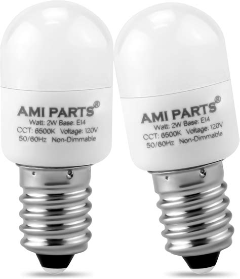 Amazon.com: AMI PARTS W11160686 W11518235 Refrigerator Light Bulb ...