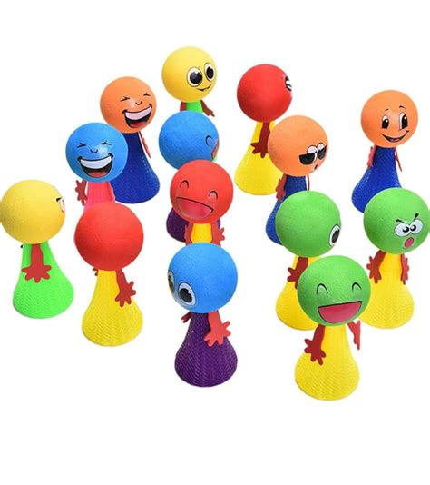 Lai Lai 8 Pcs Jumping Spring Toys Emoji Jump Toy Smiley elf Jumper ...