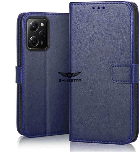 SHINESTAR Redmi 12C / Poco C55 Flip Back Cover | PU Leather Flip Cover ...