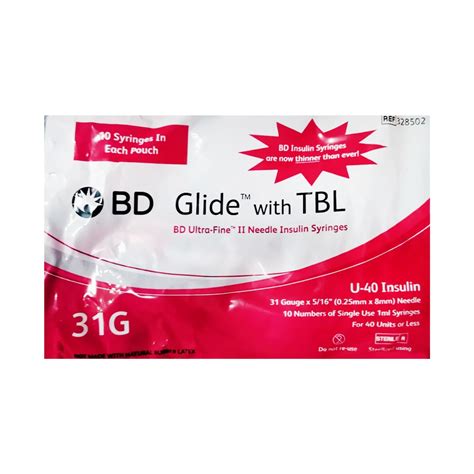 BD 1ML INSULIN SYRINGE - Medehub